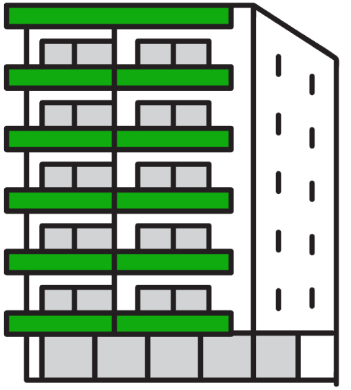 マンションのイラスト